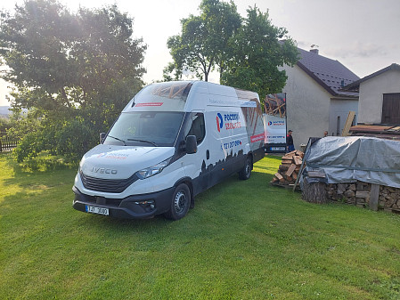 Izolace stropu zděného rodinného domu v Syrově na Humpolecku